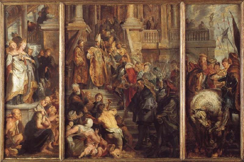 Peter Paul Rubens Saint Bavo About to Receive the Monastic Habit at Ghent France oil painting art